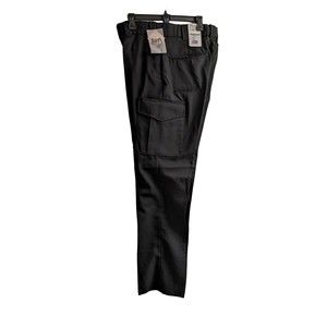 Flying Cross BLACK Uniform Pants Women's 12 REG NWT No Hem Supercrease ProX Fit